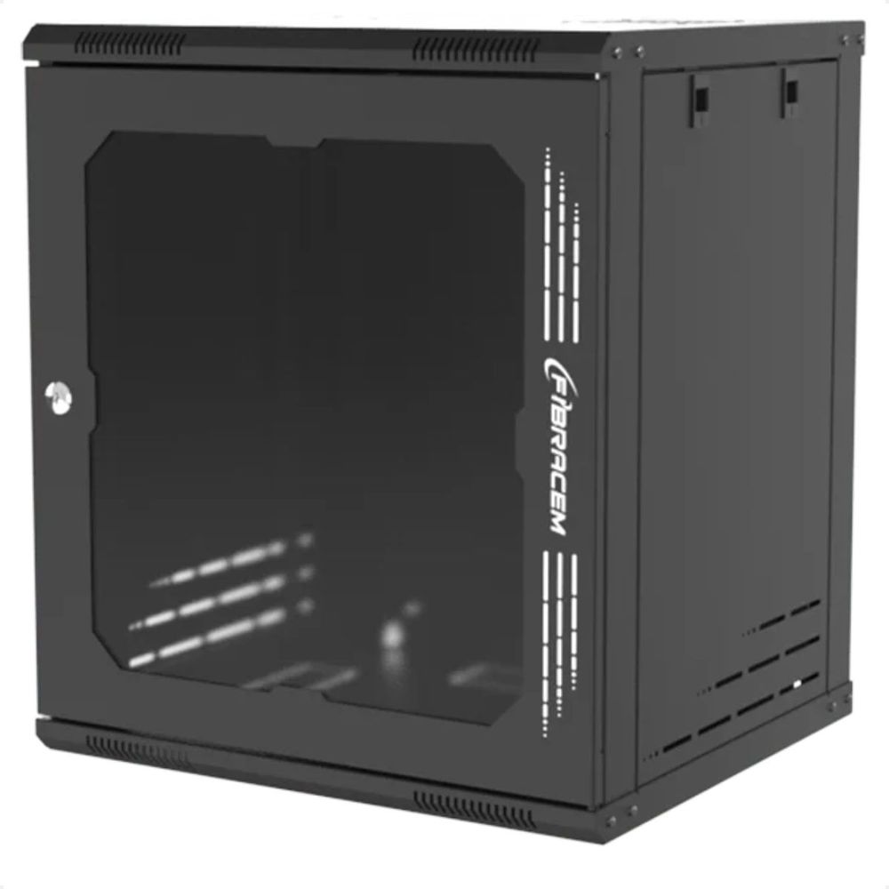 Mini Rack de Parede 12U 470mm Evolution Desmontável Fibracem - khronos